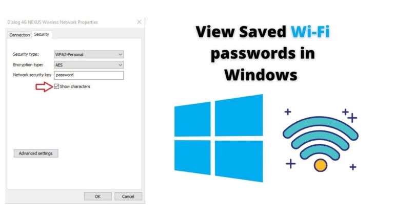 How To View Passwords For Saved Wifi Networks In Windows 10