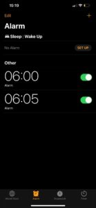 change snooze time iphone