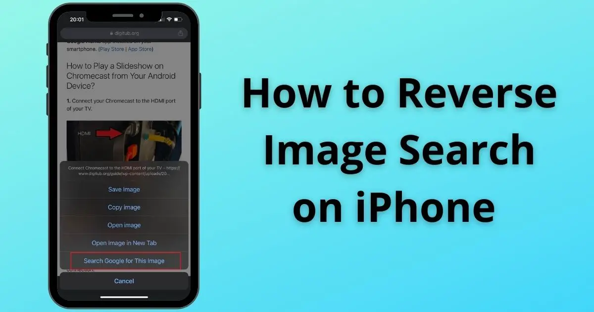 how to reverse image search on phone